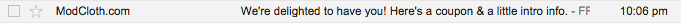 * ModCloth