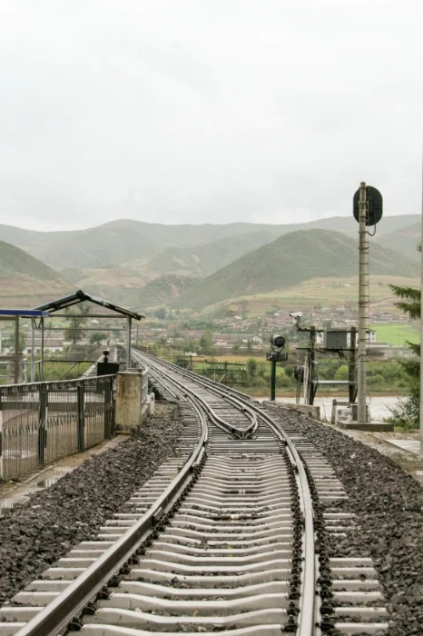 Border of China and North Korea