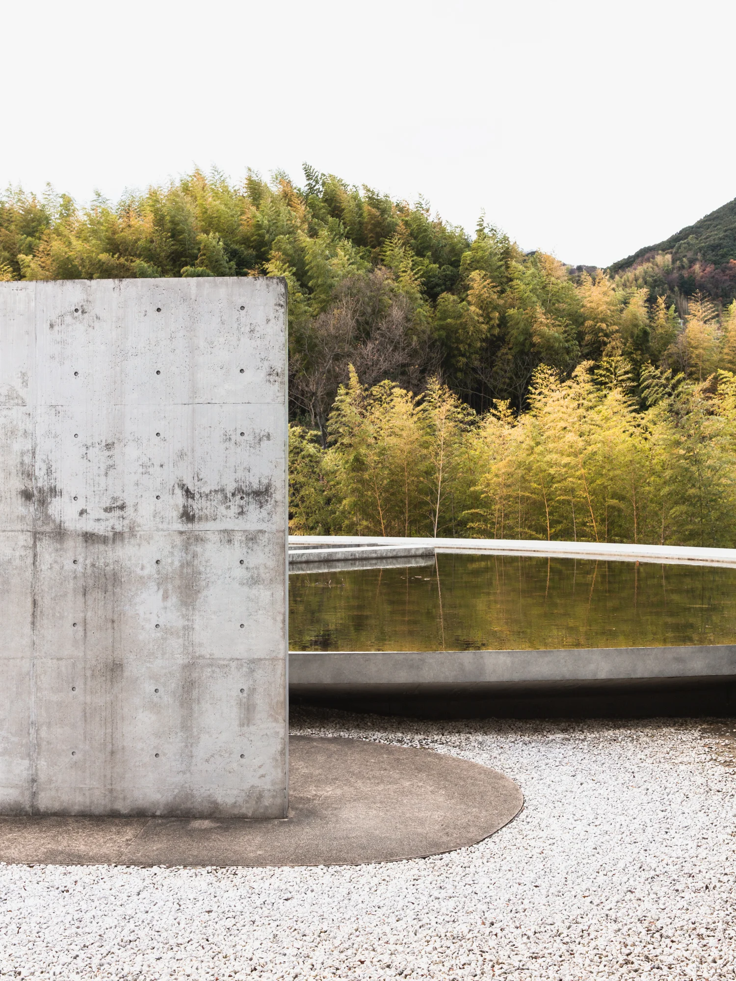 WATER TEMPLE Photographed for Home Magazine Tadao Ando Awaji Island, Japan
