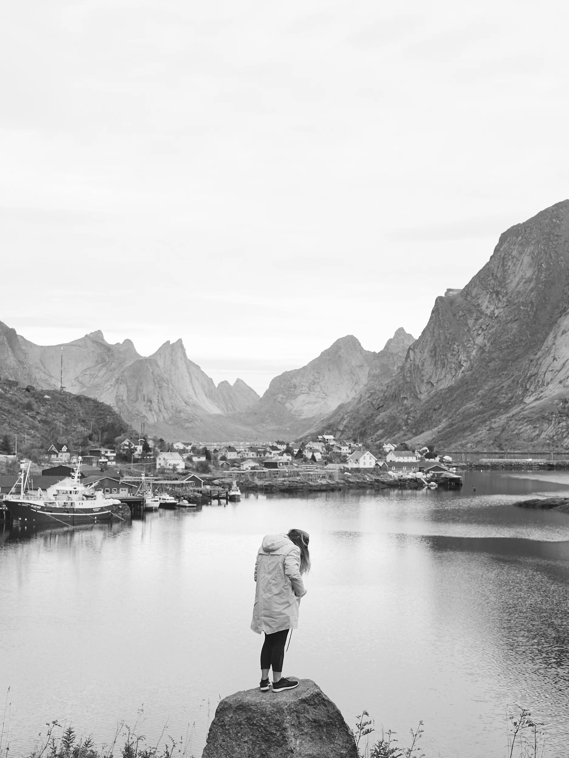 RAINS Talia Carlisle Lofoten Islands Norway