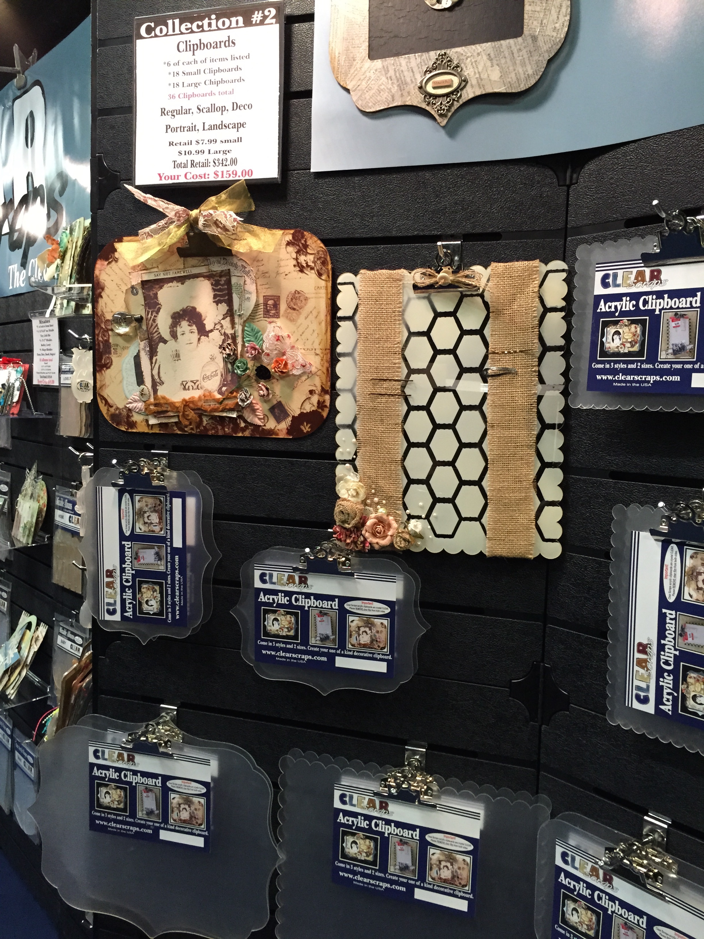 Here's the new Clear Scraps Clipboards! I love the FUN you can have with these...