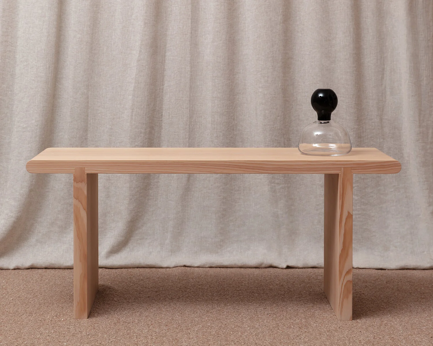    Nook   Coffee table, 2019  Material: Douglas fir l 1100 mm, w 400 mm, h 470 mm  Price: 14500 SEK  Handmade in Sweden. In own production.&nbsp;   