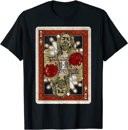The Dude Abides Playing Card T-Shirt 
