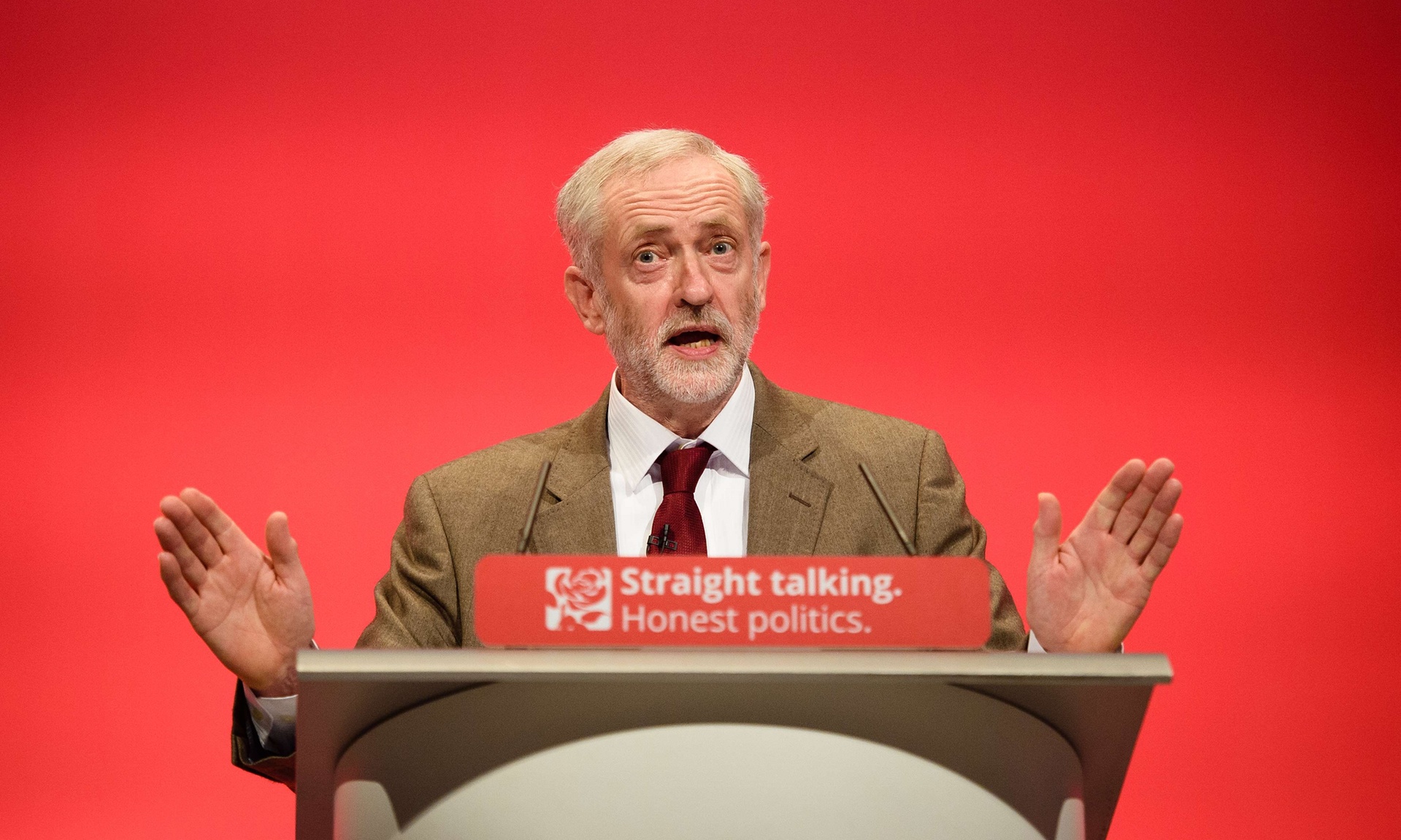 Jeremy Corbyn, photograph: Leon Neal/AFP/Getty Images