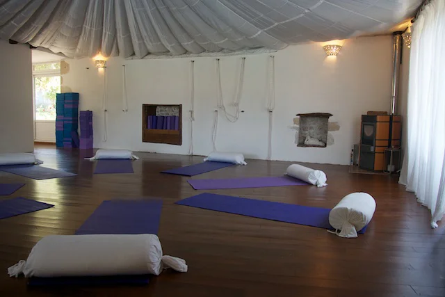 We converted a former barn into a stunning yoga shala. Image © Brian Tollit