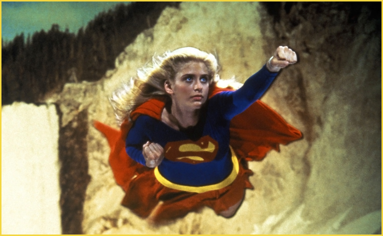 Helen Slater as Supergirl.
