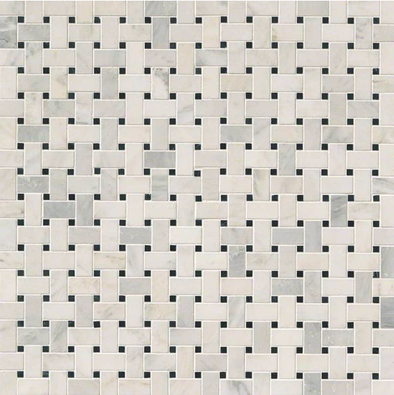 Arabescato-Carrara-With-Black-Marble-Basket-Weave-Pattern-Honed-In-A-Mesh2.png