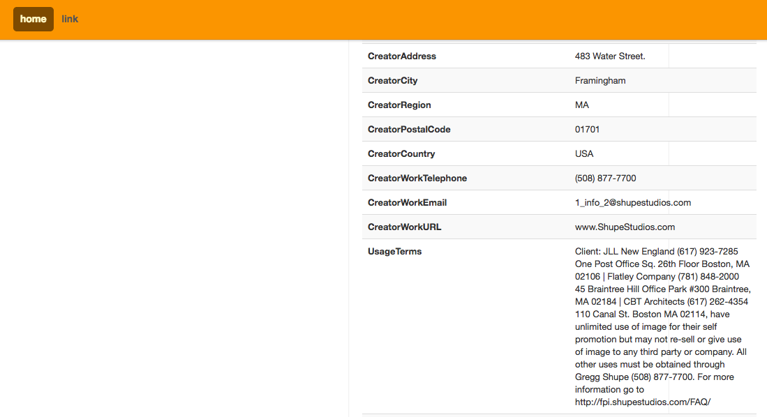 On the right side at the bottom will be the Usage Terms .