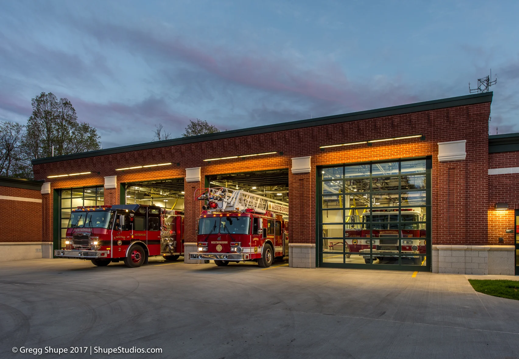 Styling fire trucks in a pleasing manor.