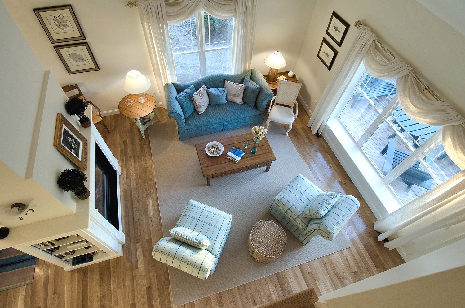 Sky View of Living Room