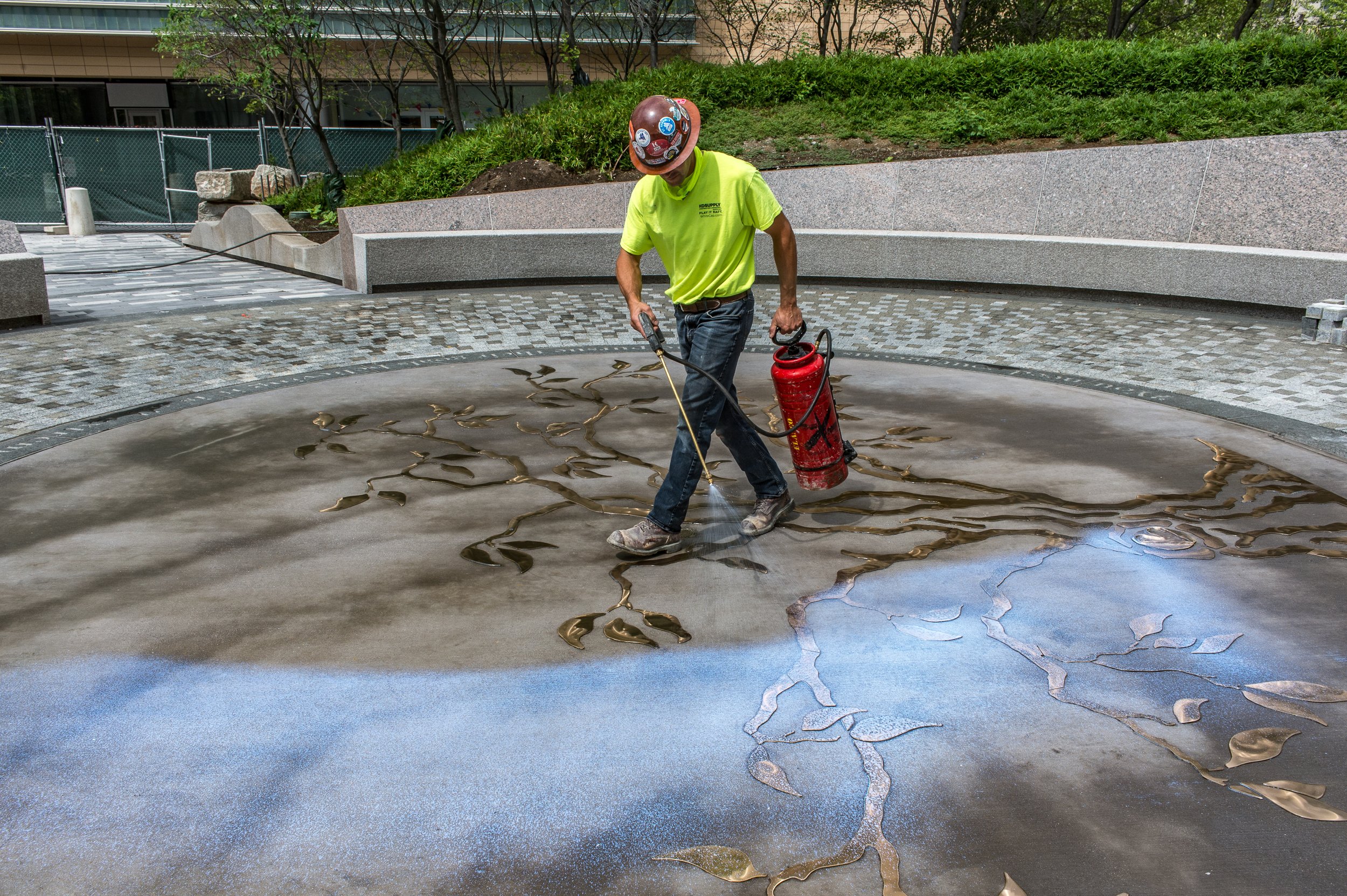 Sealing pool at Henri A Termer Square