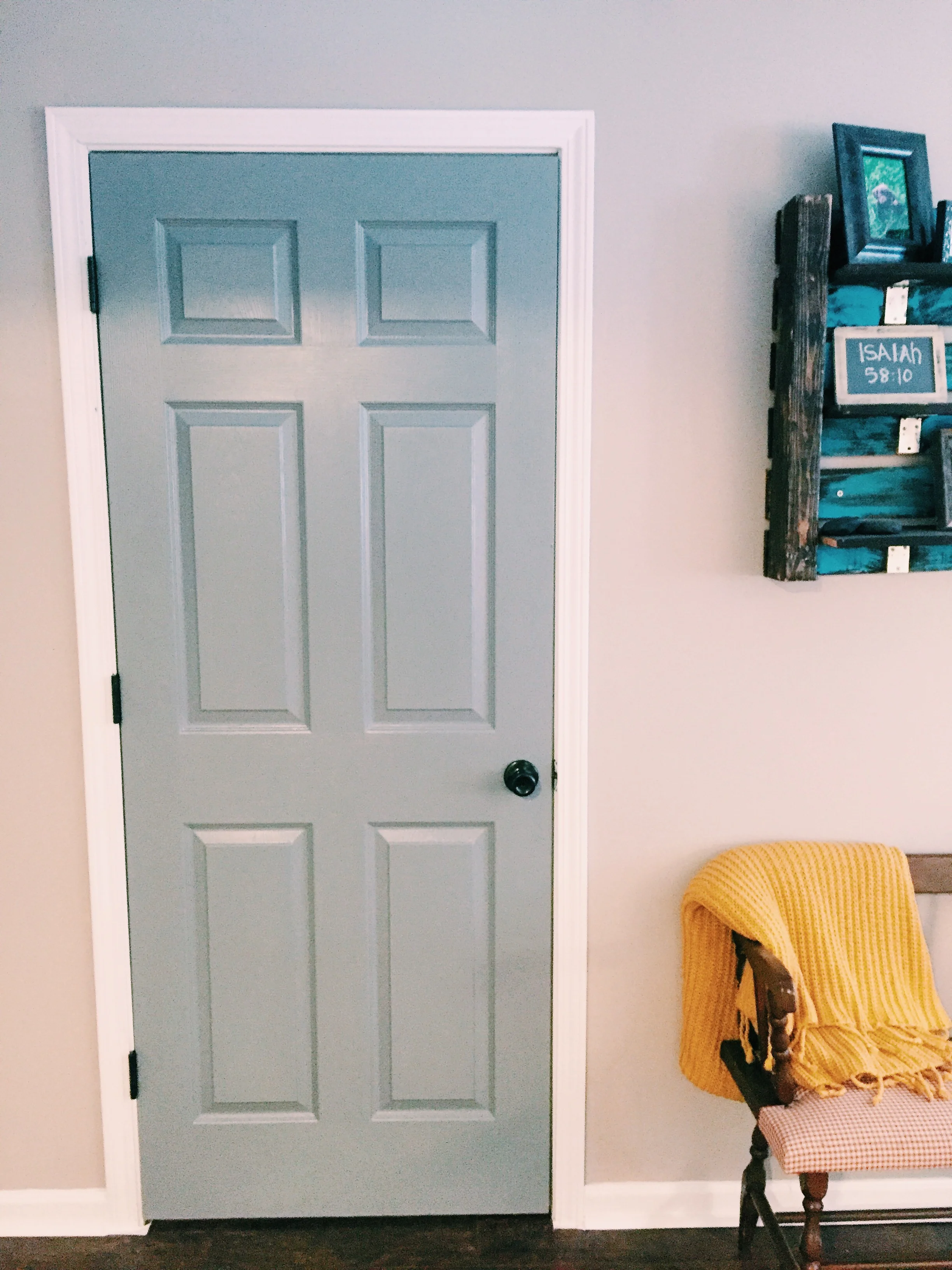 Why You Should Paint Your Interior Doors Dark — Overalls & Sawdust