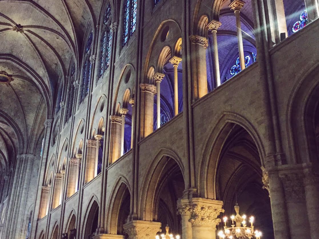 Only the inside of the beautiful Notre Dame. I know it's crazy. I never thought of myself as liking stained glass until I saw all these churches!