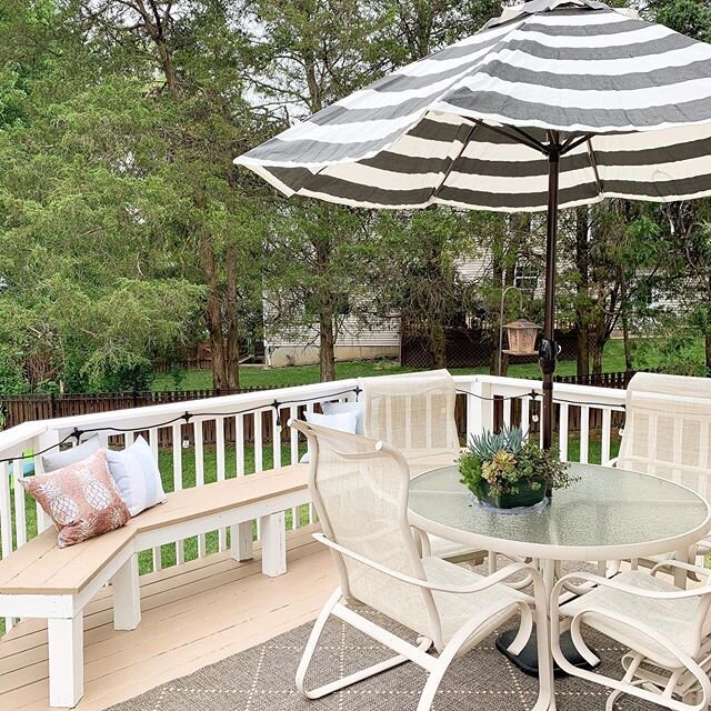 If you&rsquo;ve been following along in my stories, you know that for the last two weeks I&rsquo;ve been working on our back deck. From power washing and picking off paint chips, to four coats of paint, this project has been a labor of love (or hate 