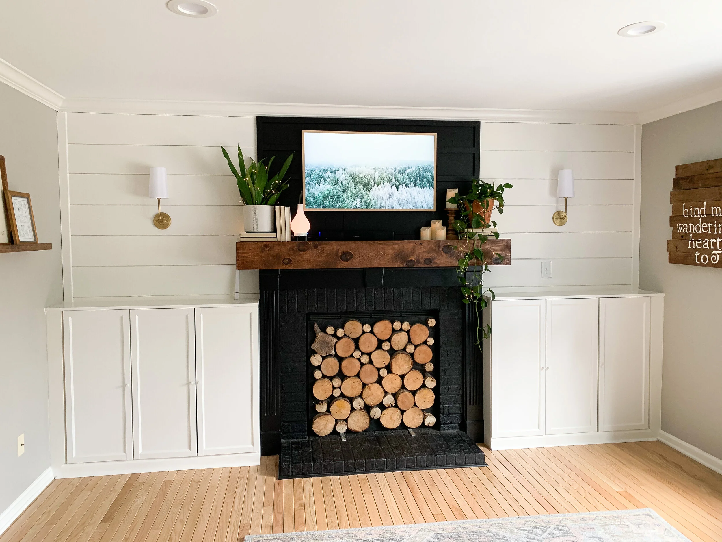 Faux Fireplace Mantle — Jessica Rayome
