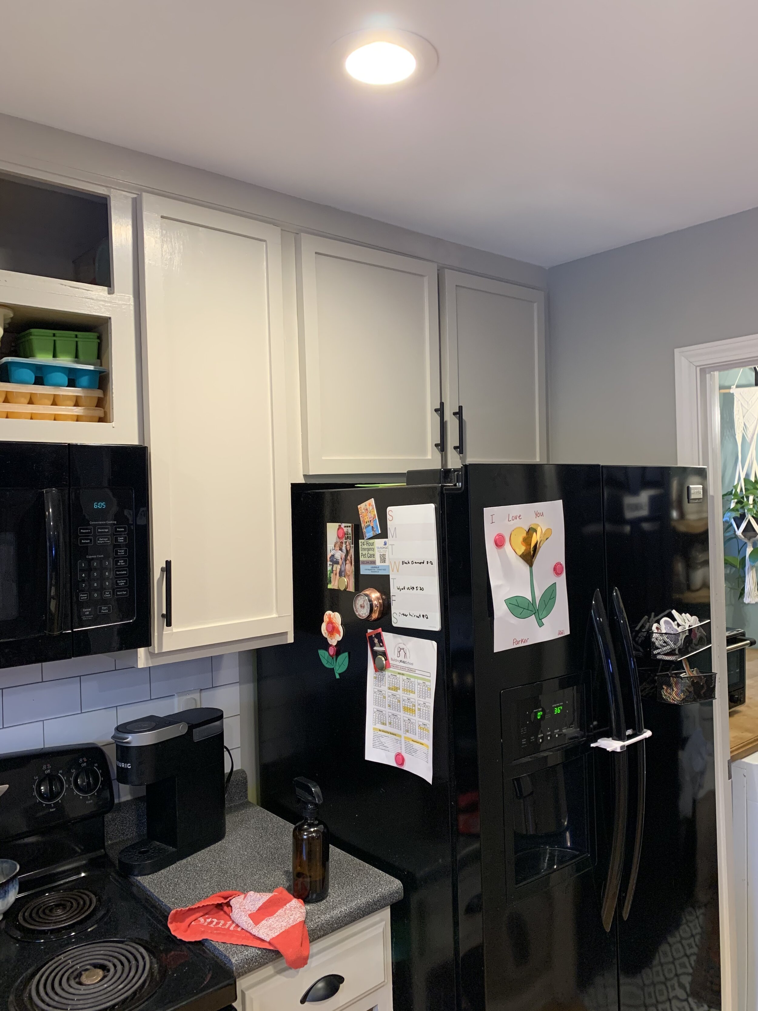 Paint Your Kitchen Cabinets with Chalkboard Paint — Jessica Rayome