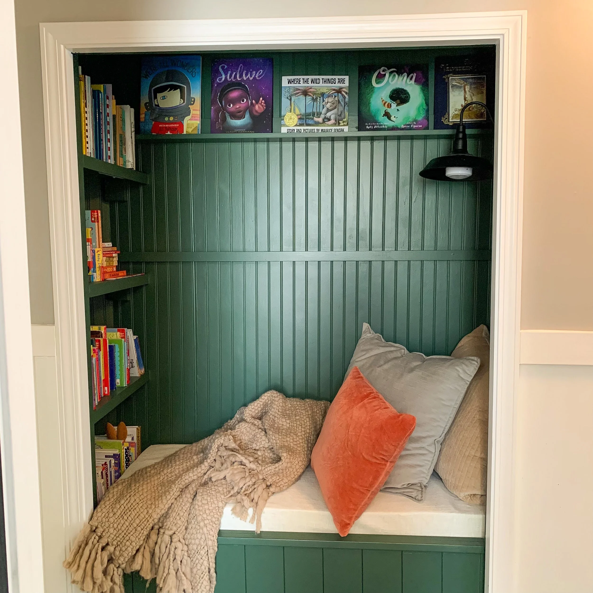 Reading Nook Closet