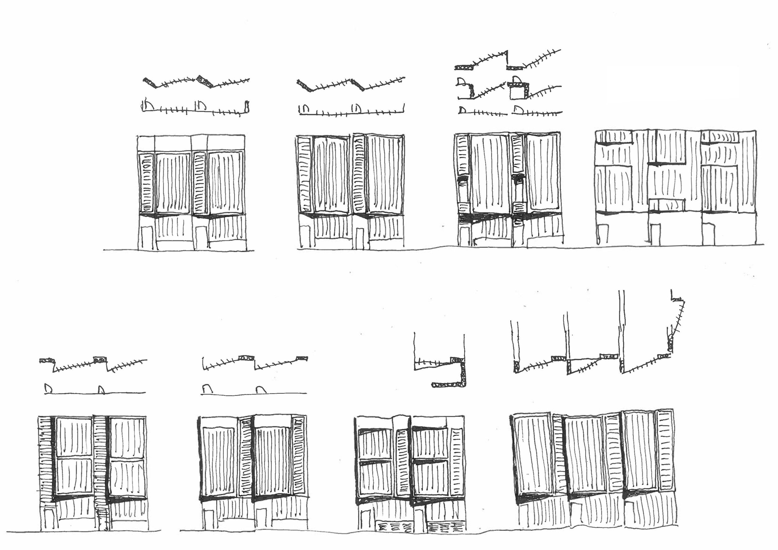  Row House Facade Studies 