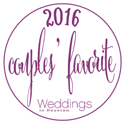 Weddings in Houston - Couples Favorite - Award