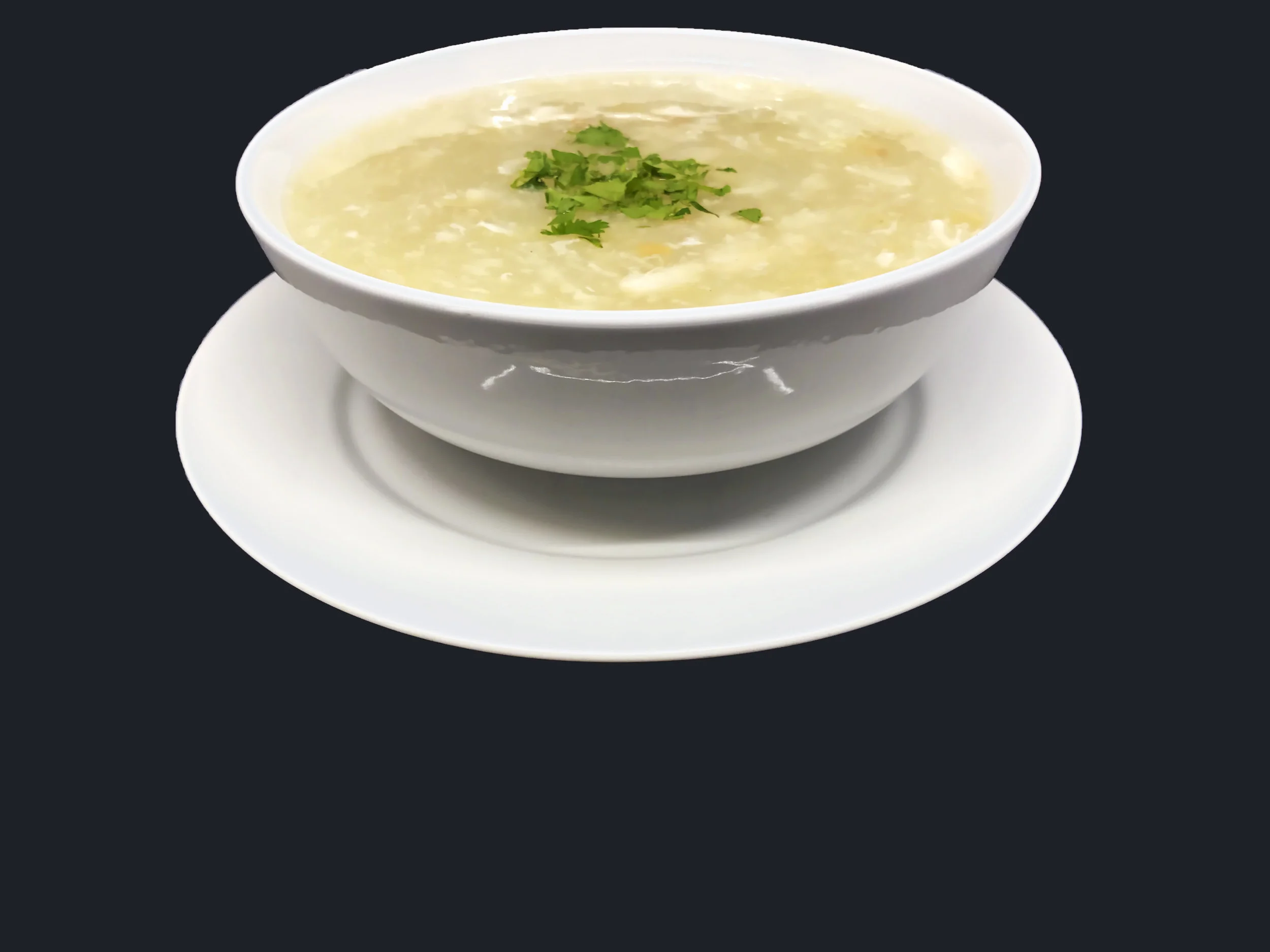 Crab Meat and Asparagus Soup