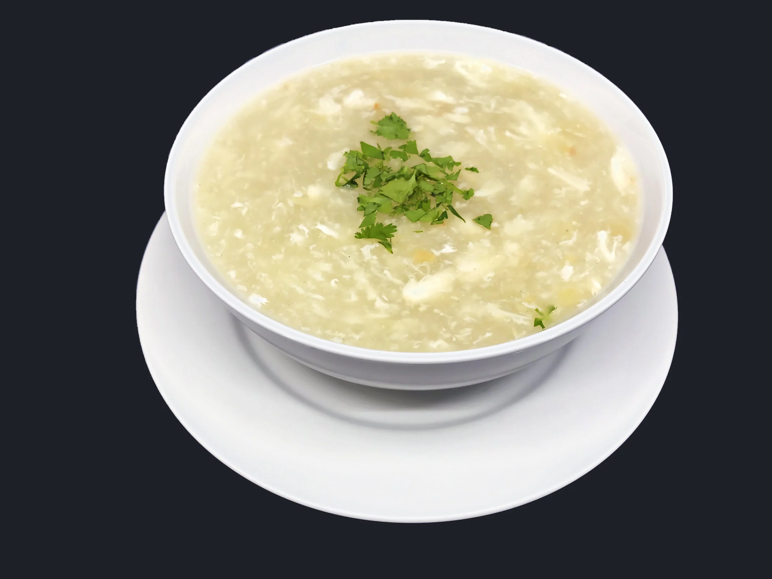 Crab Meat and Asparagus Soup
