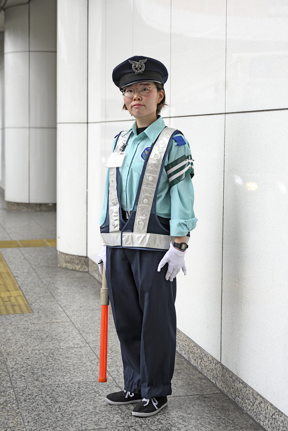 Bus Director, Shinjuku Station, Tokyo
