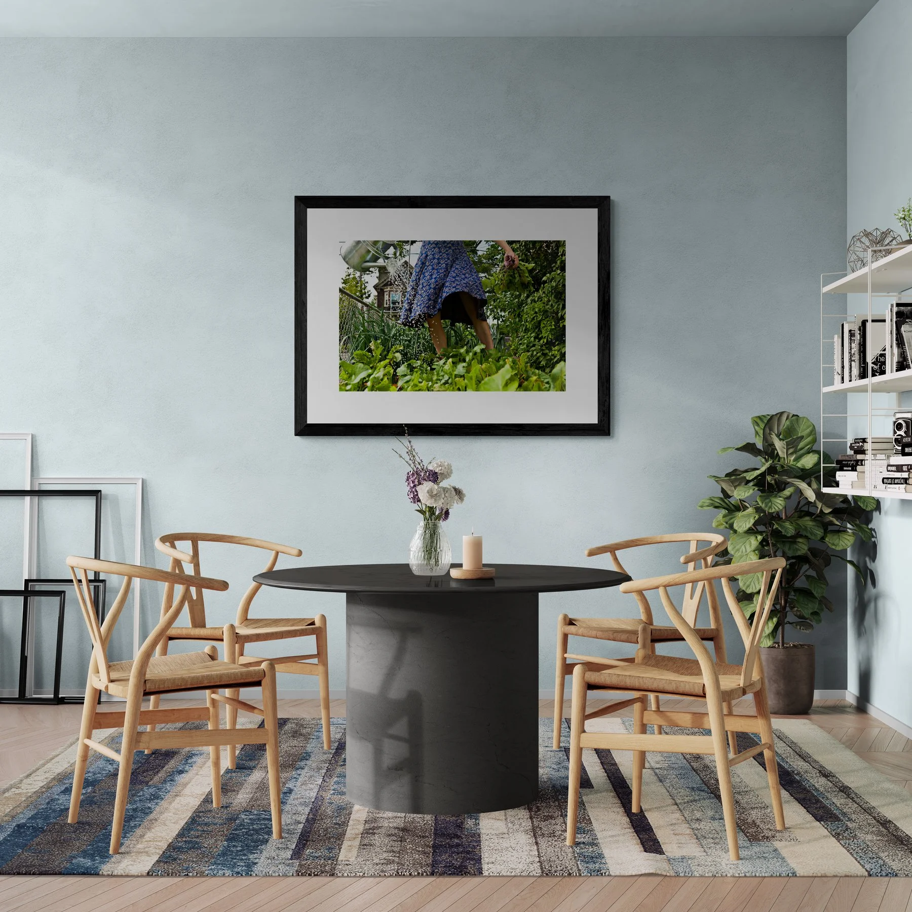 Tending The Beet Seedlings in June.jpg