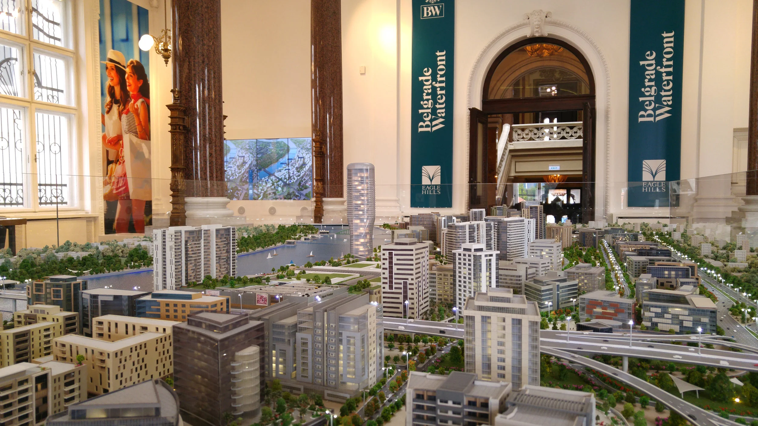 The new modern residential buildings mainly addressed to a rich mid/high class that has can be hardly found in Serbia