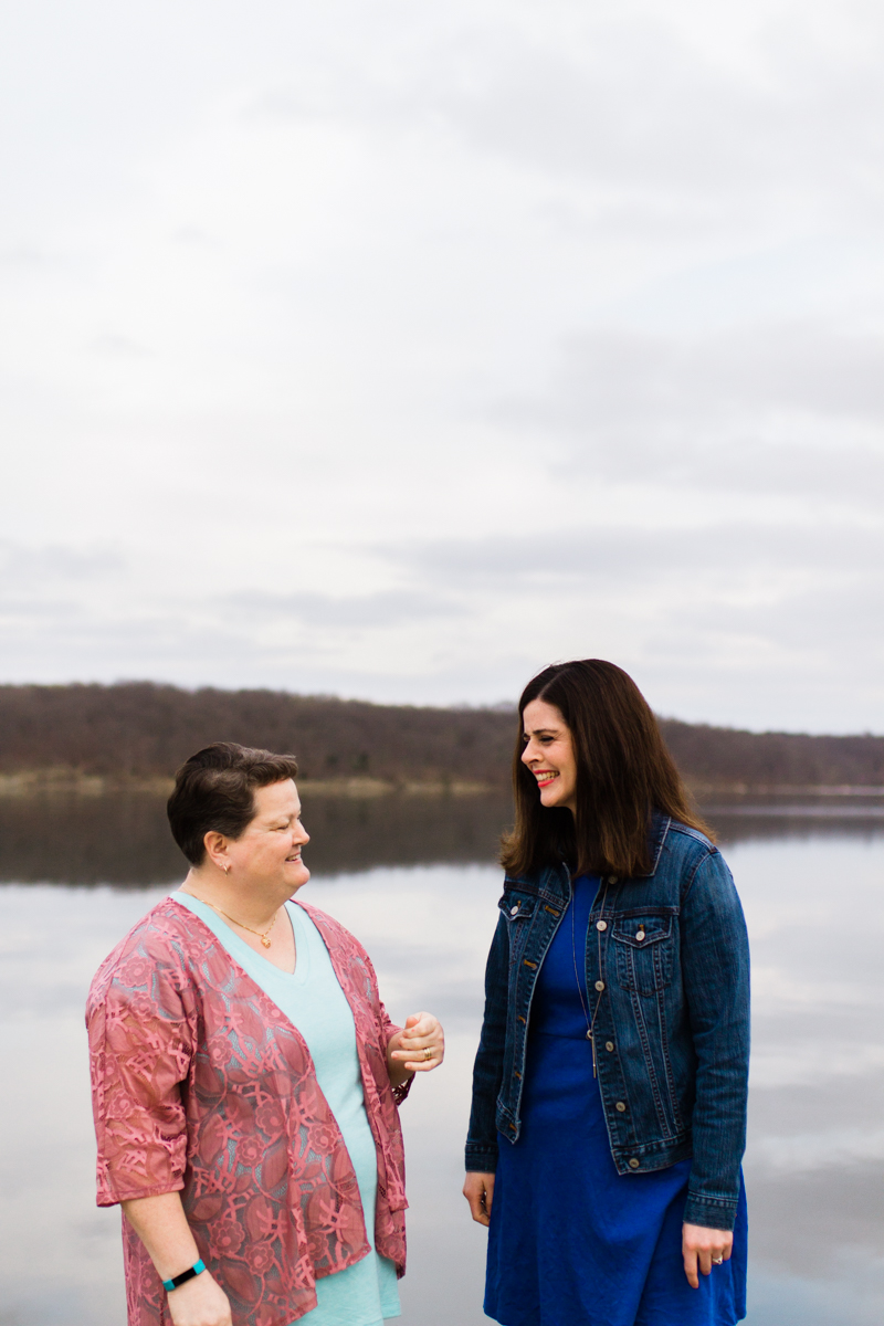  Rebecca Clair Photography Kansas City MO lifestyle photographer CURE magazine Extraordinary Healers nurse and patient cancer survivor at Lake Jacomo 