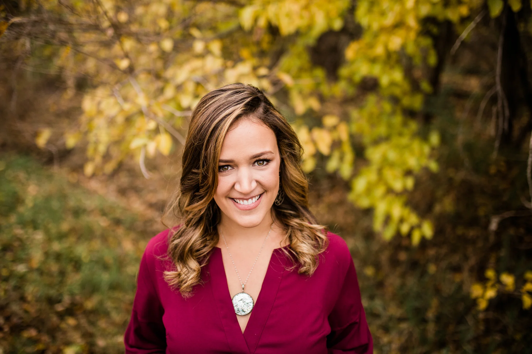 Lifestyle branding image of a health coach, Kansas City brand photographer, autumn session in Parkville, Rebecca Clair Photography