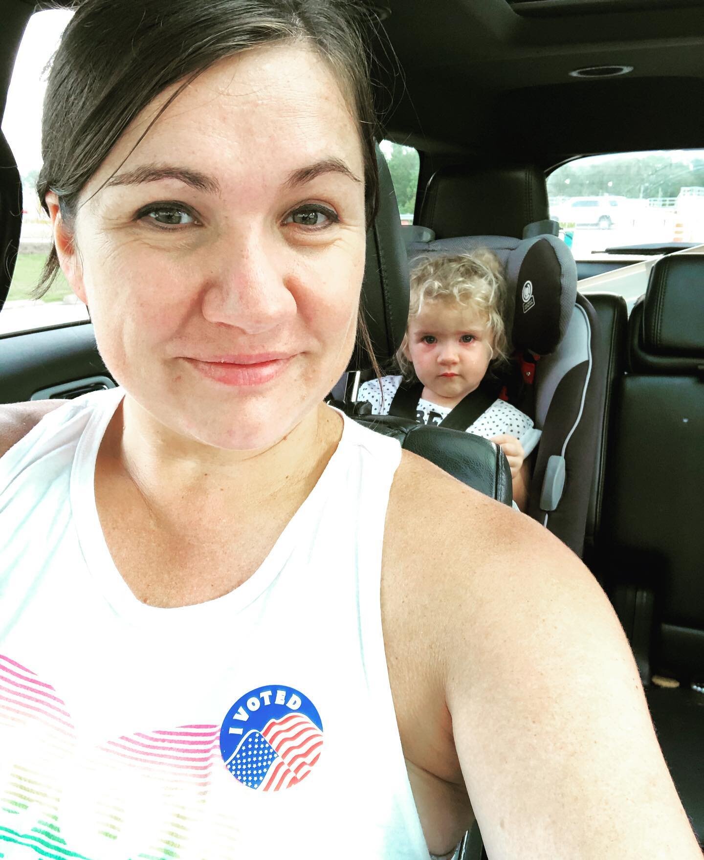 Casted my VOTE early with my sidekick, Evie. She&rsquo;s upset we didn&rsquo;t go to the park first. I voted with her (and all our children) in mind. I voted for unity, hope, truth, and the future in mind. There&rsquo;s so much to be discouraged abou