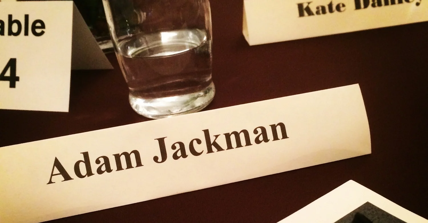Adam Jackman Name Card