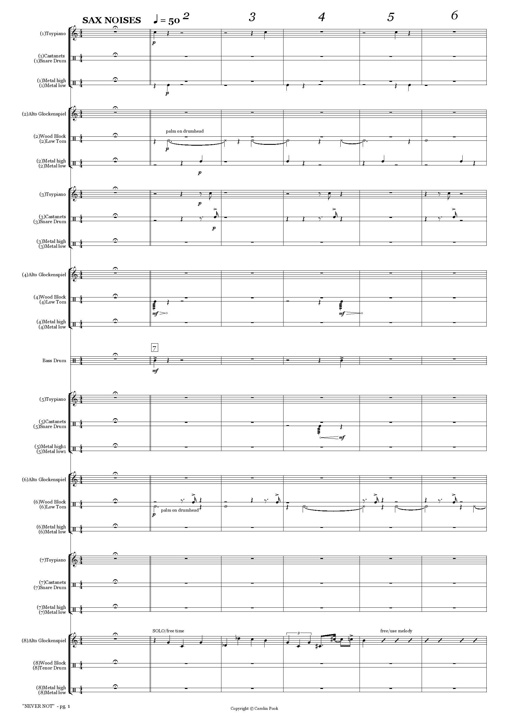 Copy of SCORE EXCERPTS (to request full score, please send an email)