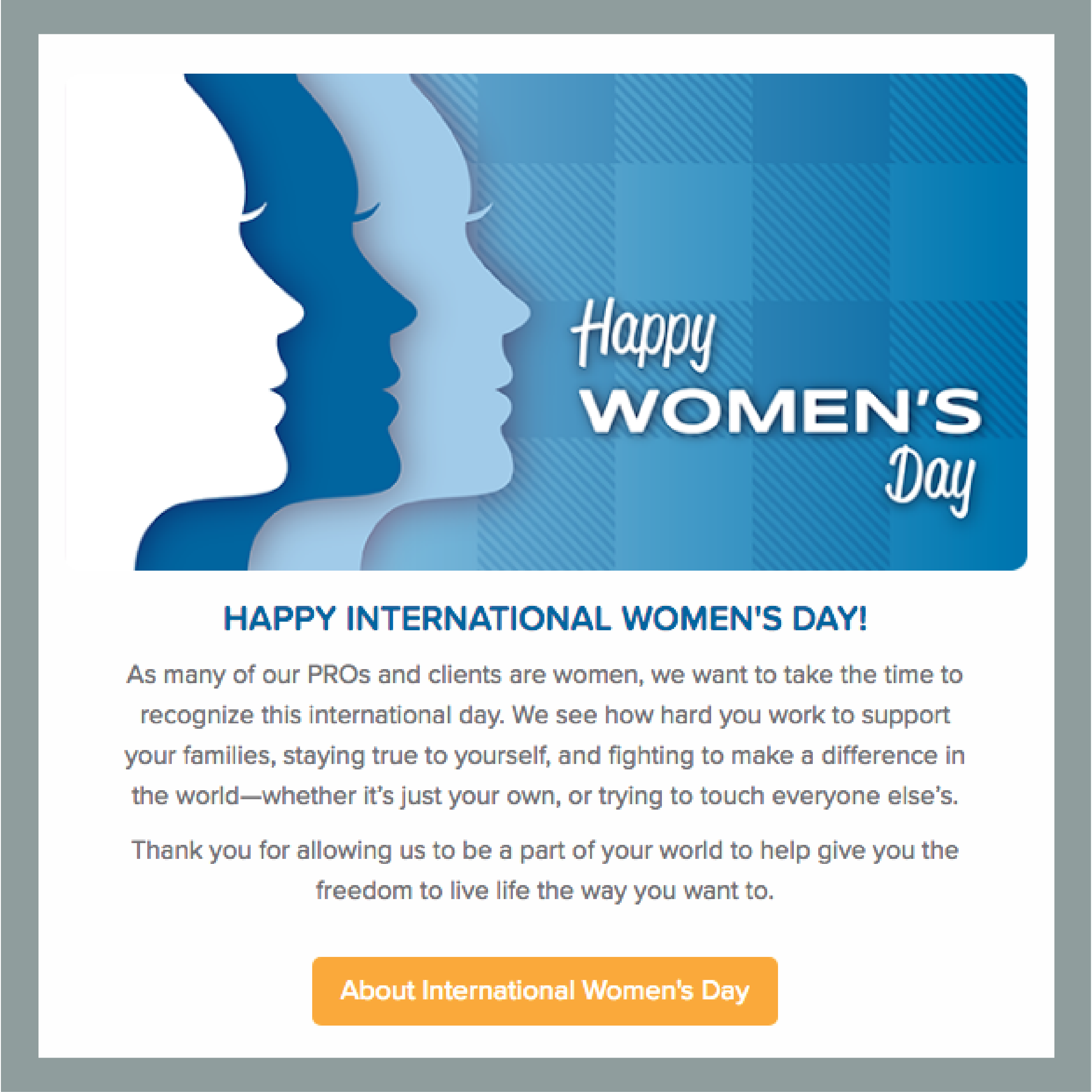 International Women's Day