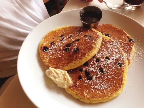  My blueberry lemon ricotta pancakes