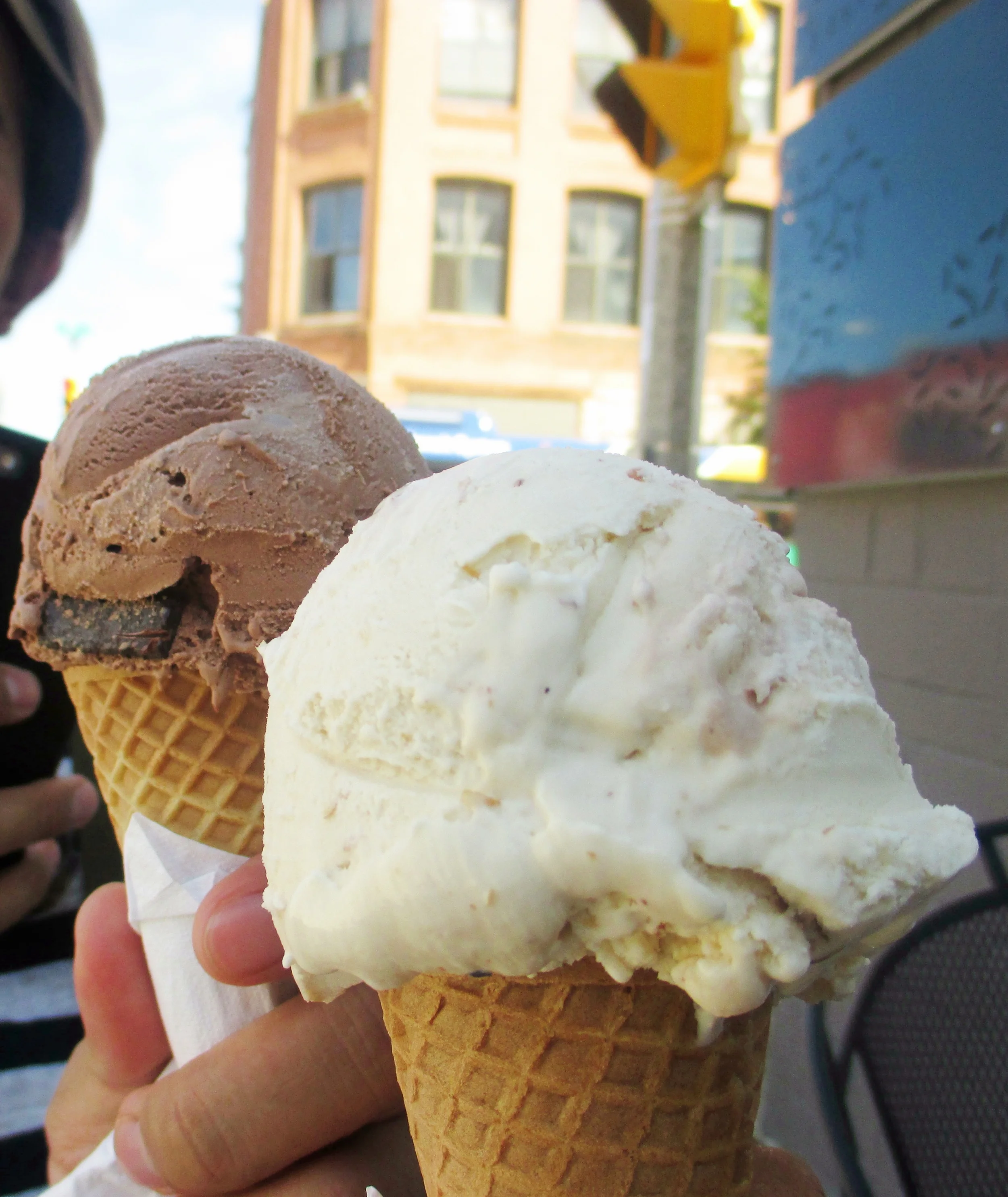 Malted chocolate + Eastside dark beer