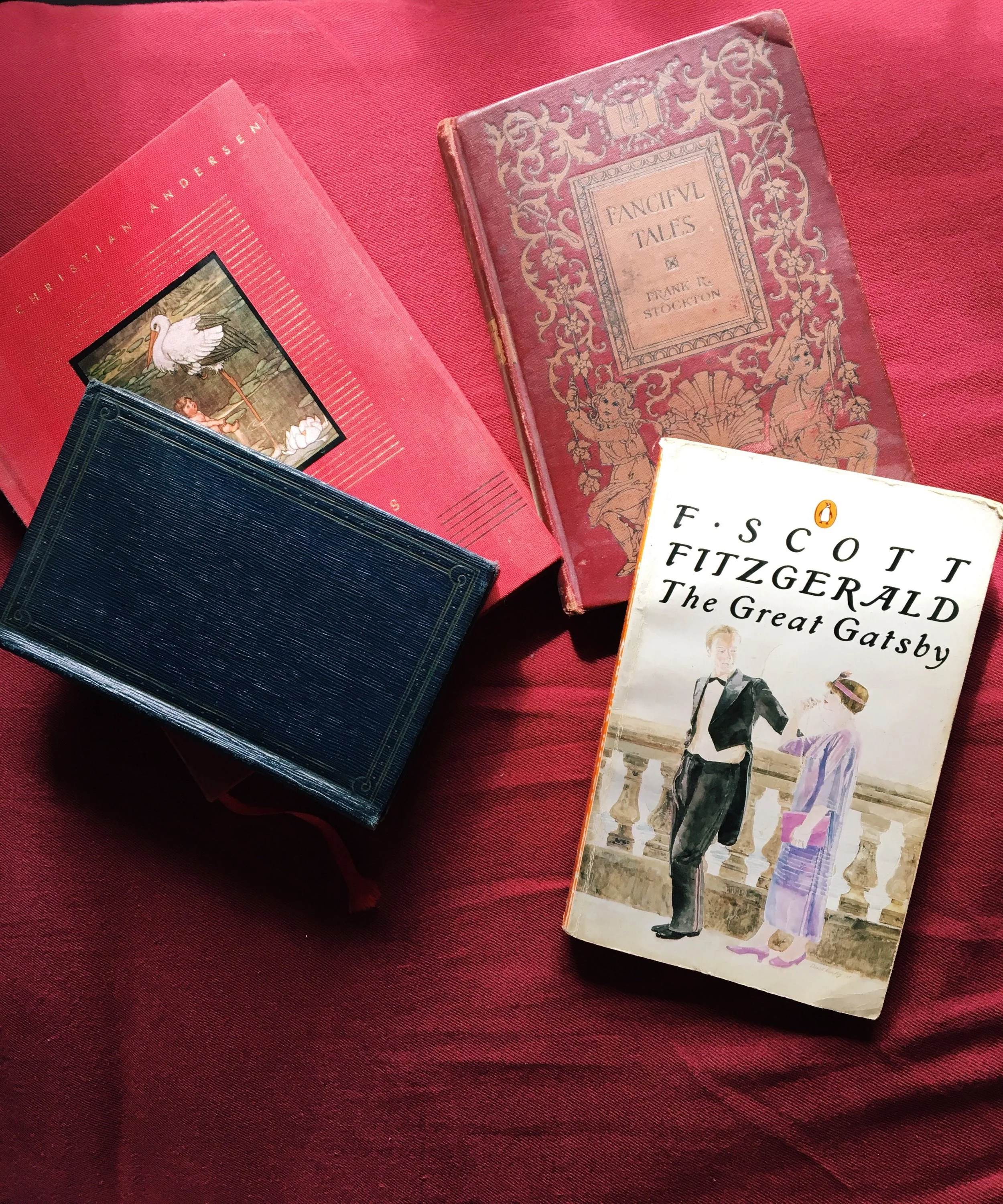 A few of the old books that I've found treasures inside