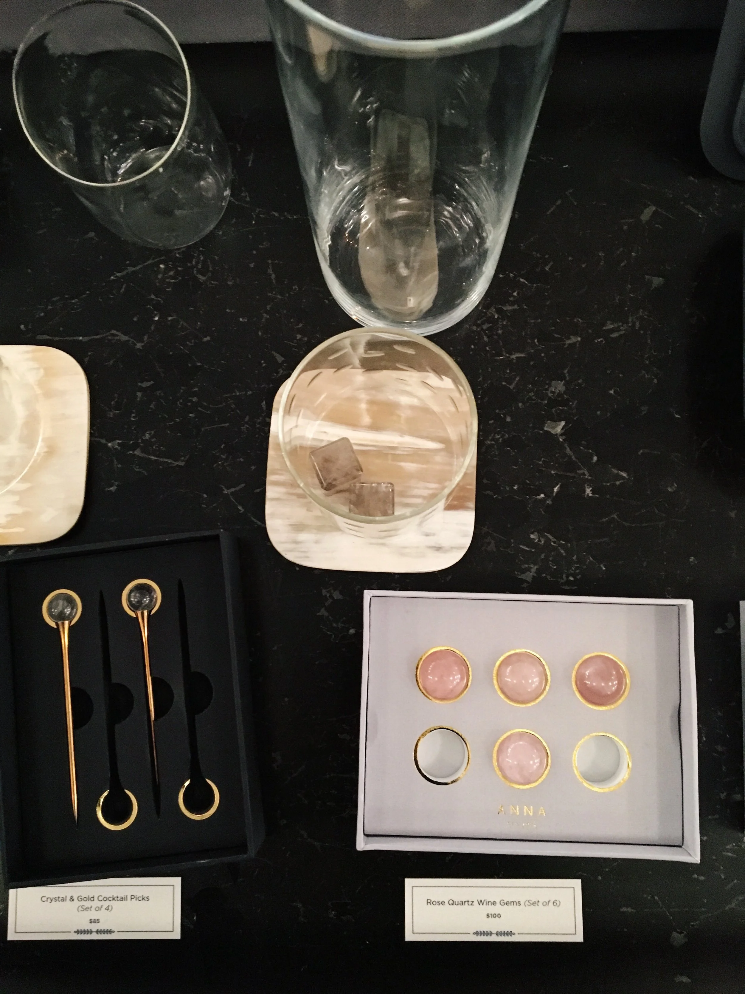 Bar cart accessories