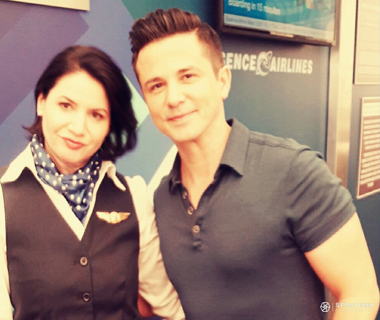 With Freddy Rodriguez