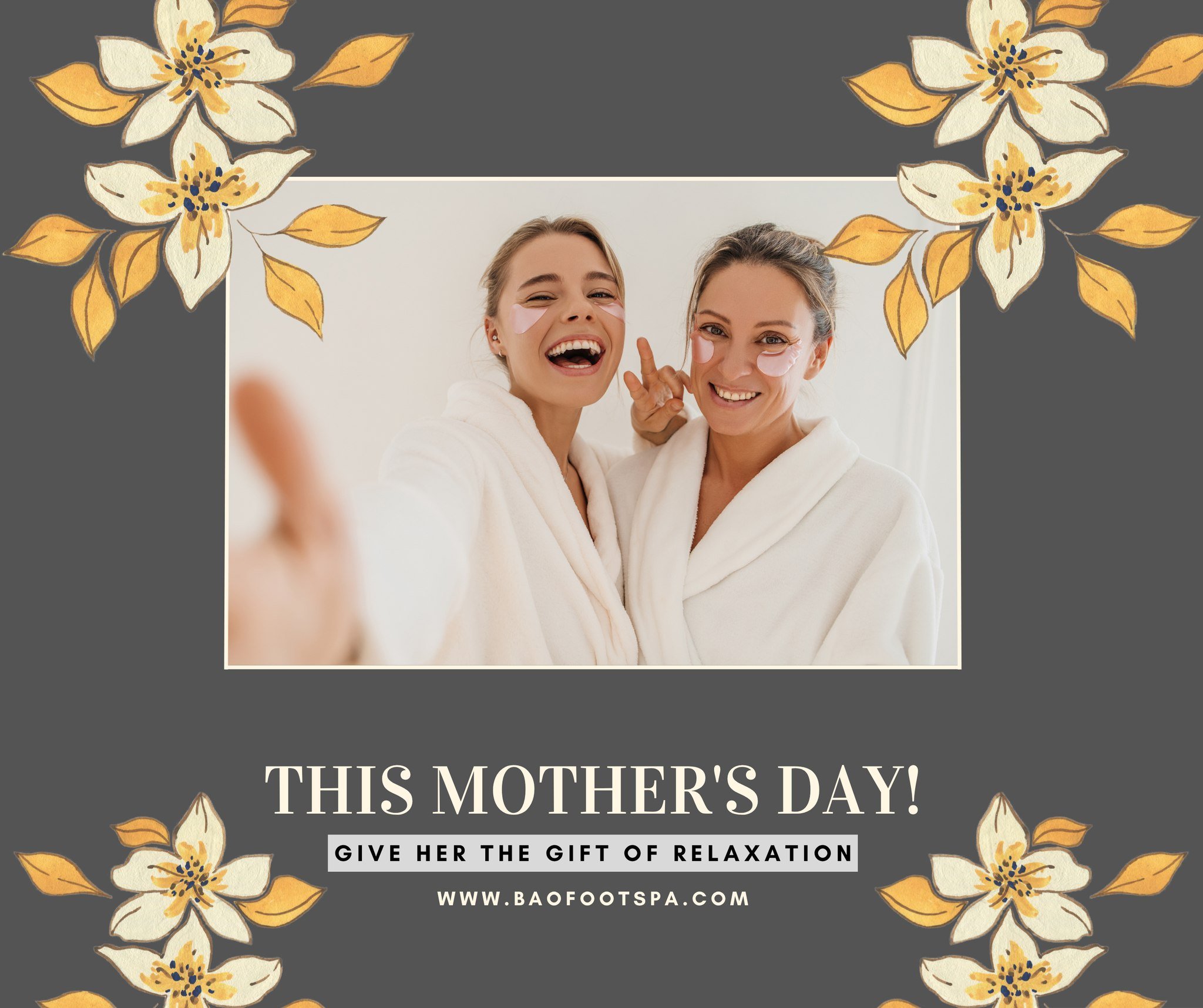 Mom doesn't want flowers; she wants quality time with you. Join us on Sunday, May 10, for side-by-side massage treatments at BAO FOOT SPA in Santa Monica or Beverly Hills. Book your appointments together, or send her a gift card so she can choose her