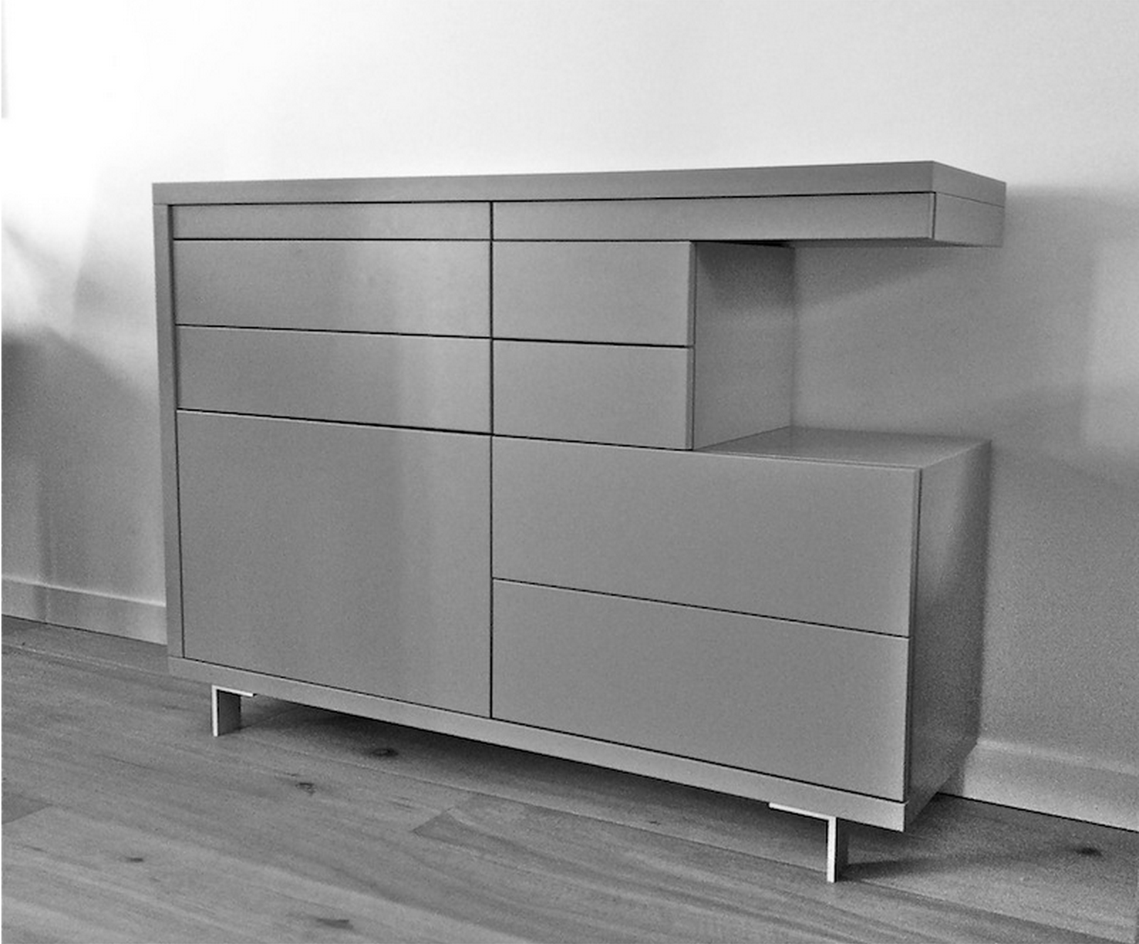 Lacquered sideboard