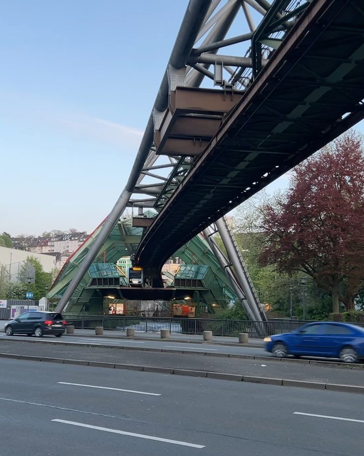 Wuppertal&rsquo;s monorail still amazes with its design after over 100 years.
.
.
.
.
#wuppertal #wprtl #design #engineering #architecture #monorail #transportation #city #germany #europe