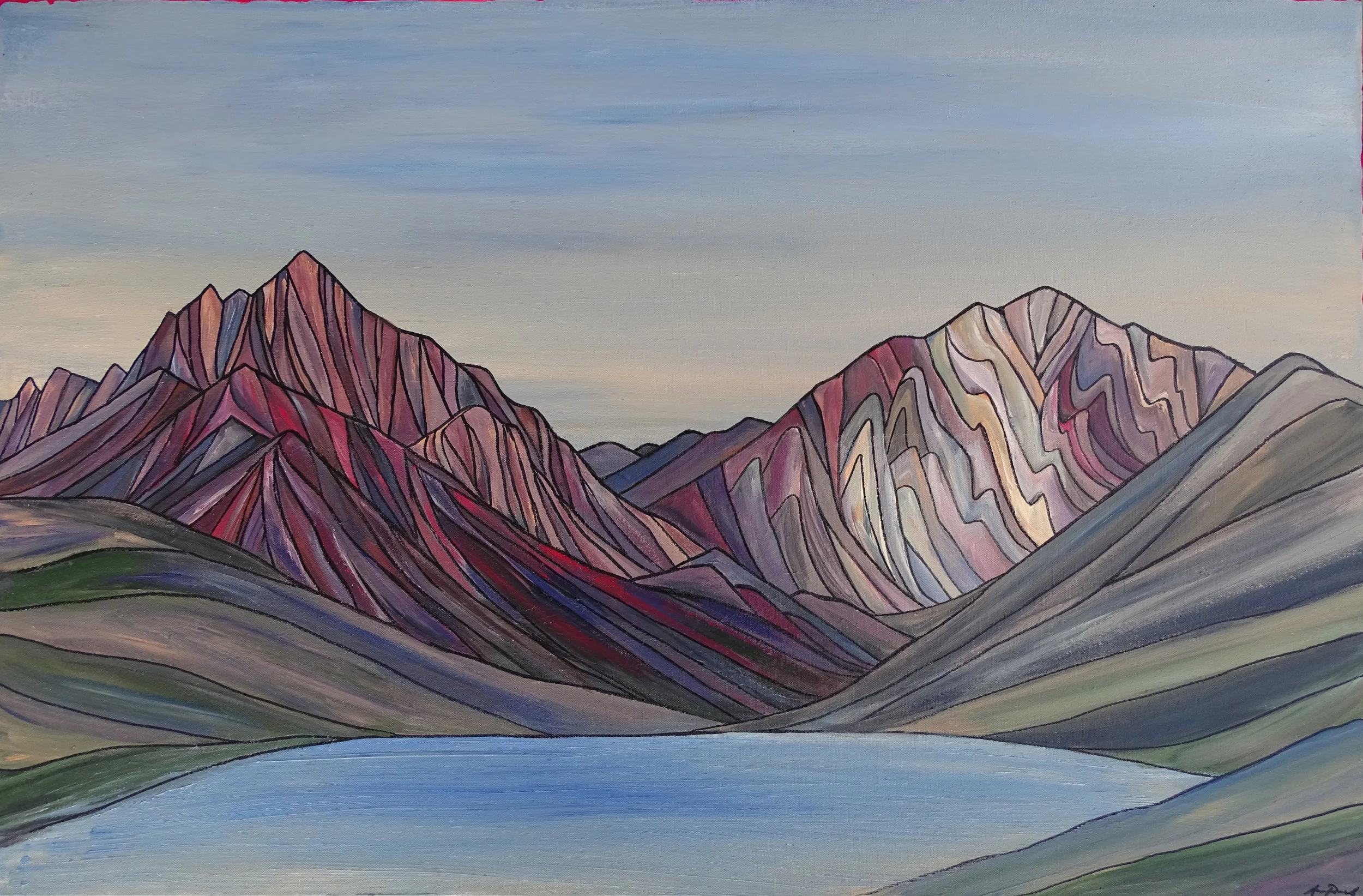 Convict Lake canvas print