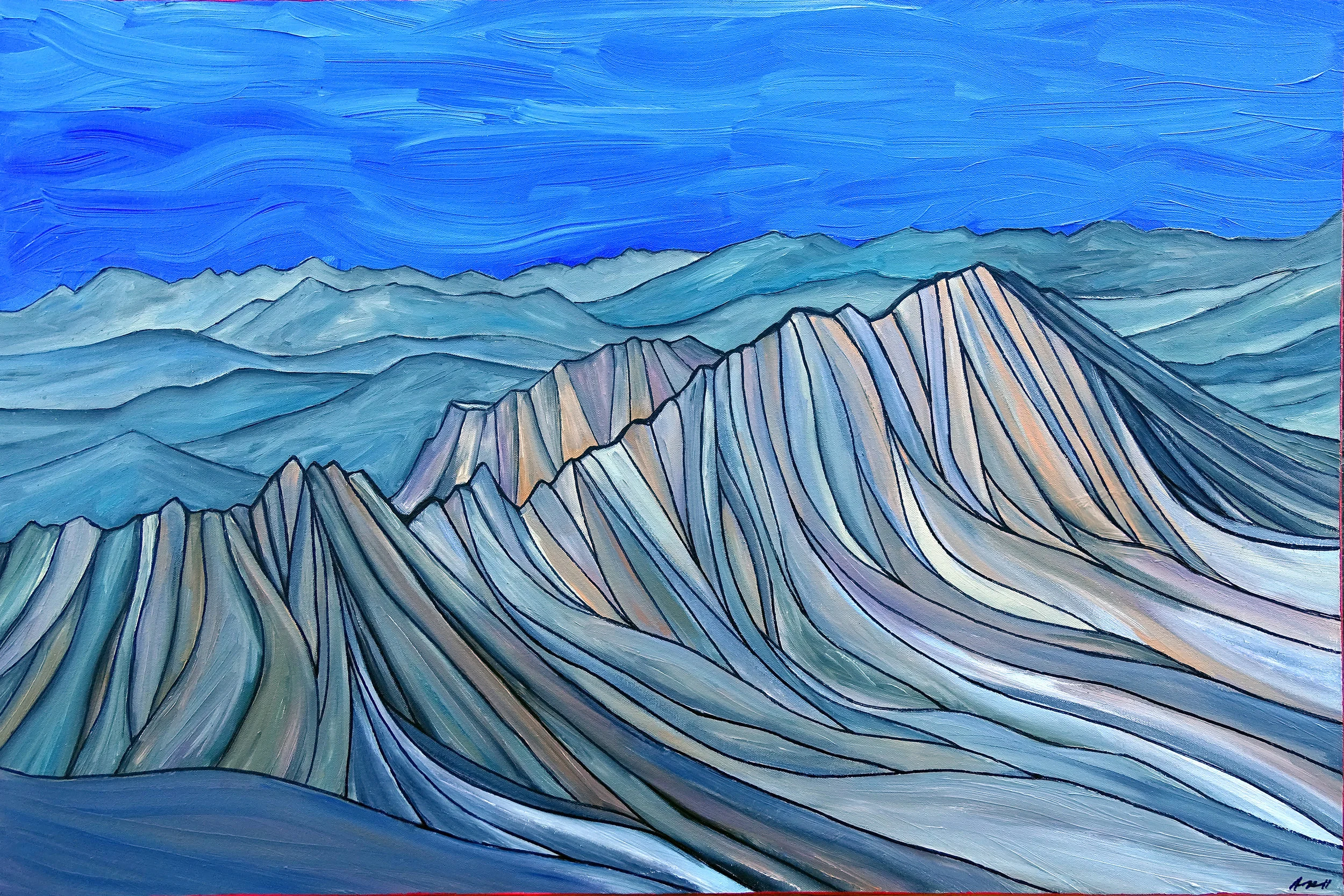 Mt. Tyndall canvas print