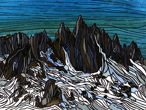 Minarets canvas print