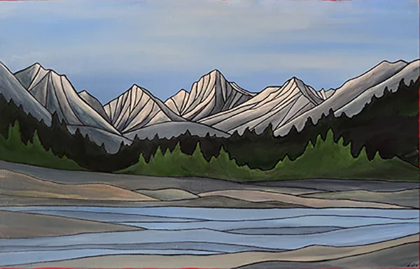 Rock Creek canvas print