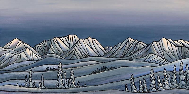 Mammoth Alpenglow canvas print