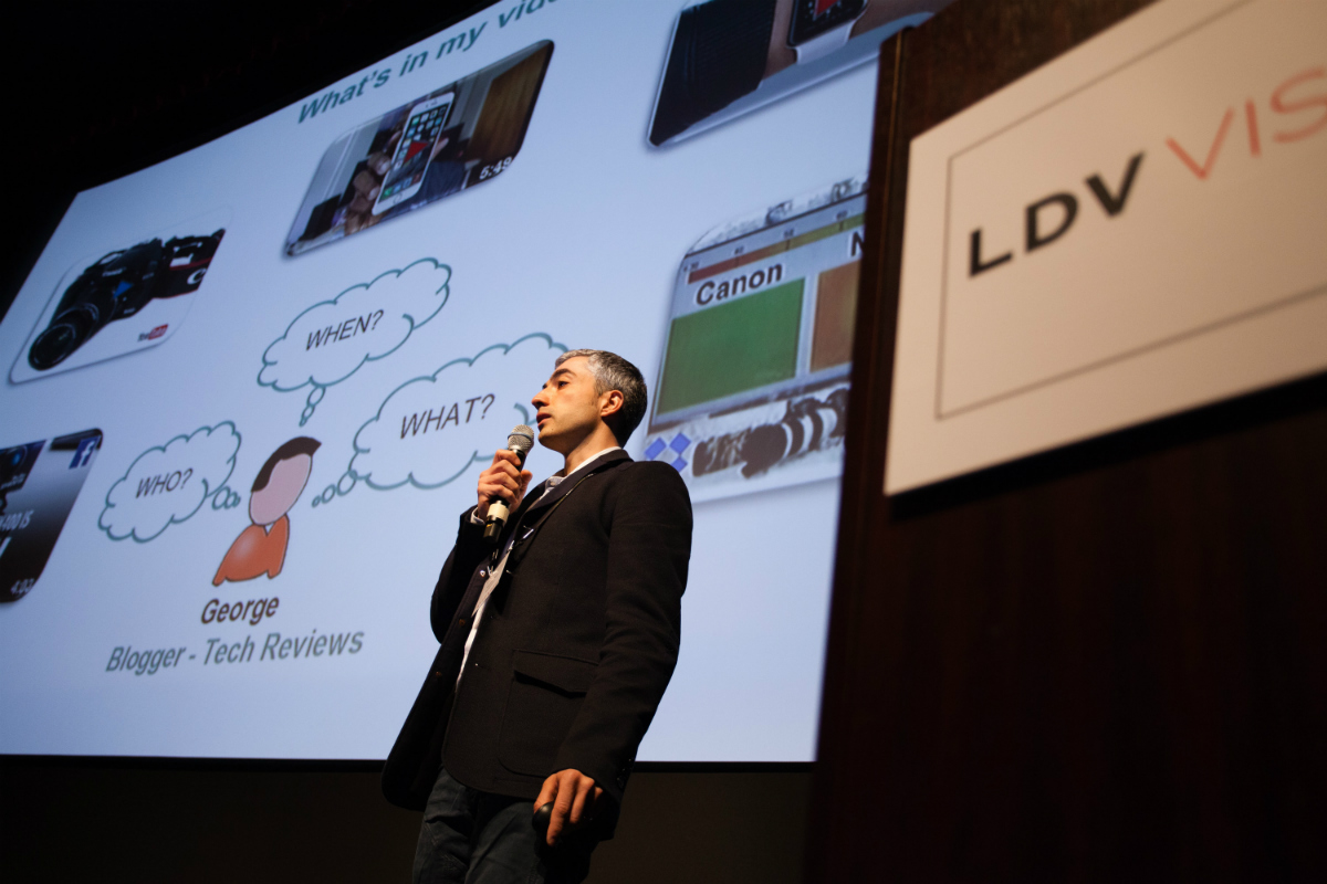 Alessio Dore, Head of Research at Wirewax. Entrepreneurial Computer Vision Challenge Winner. ©Robert Wright/LDV Vision Summit