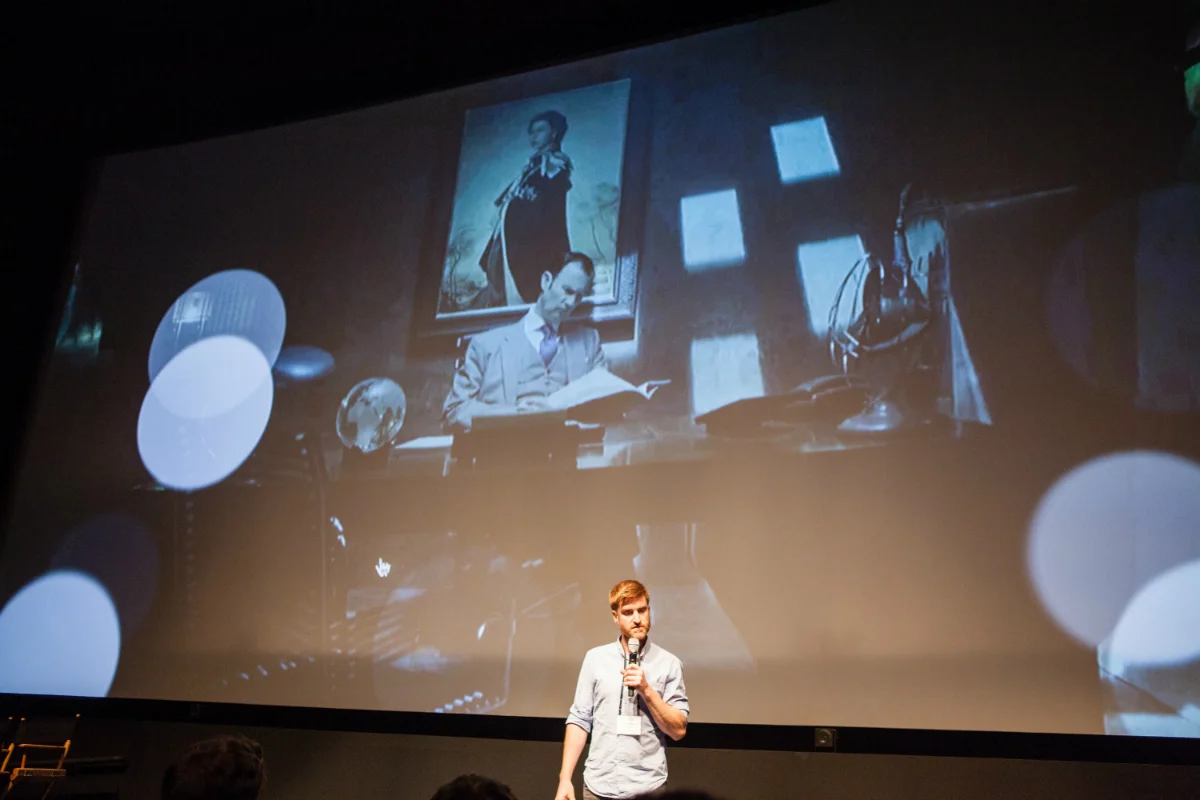 Steve Callanan, CEO & Co-Founder of Wirewax presenting to the judges during the Startup Competition.  ©Robert Wright/LDV Vision Summit