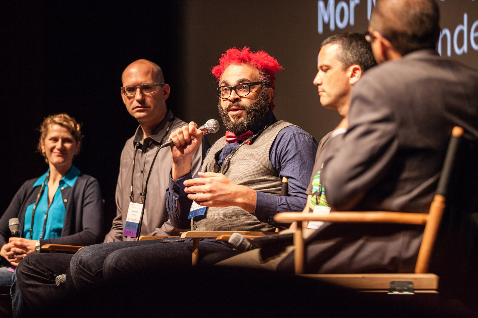 Andrea Frome, Mor Naaman, Simon Osindero, Serge Belongie, and Sean Ammirati discuss computer vision trends. ©Robert Wright/LDV Vision Summit